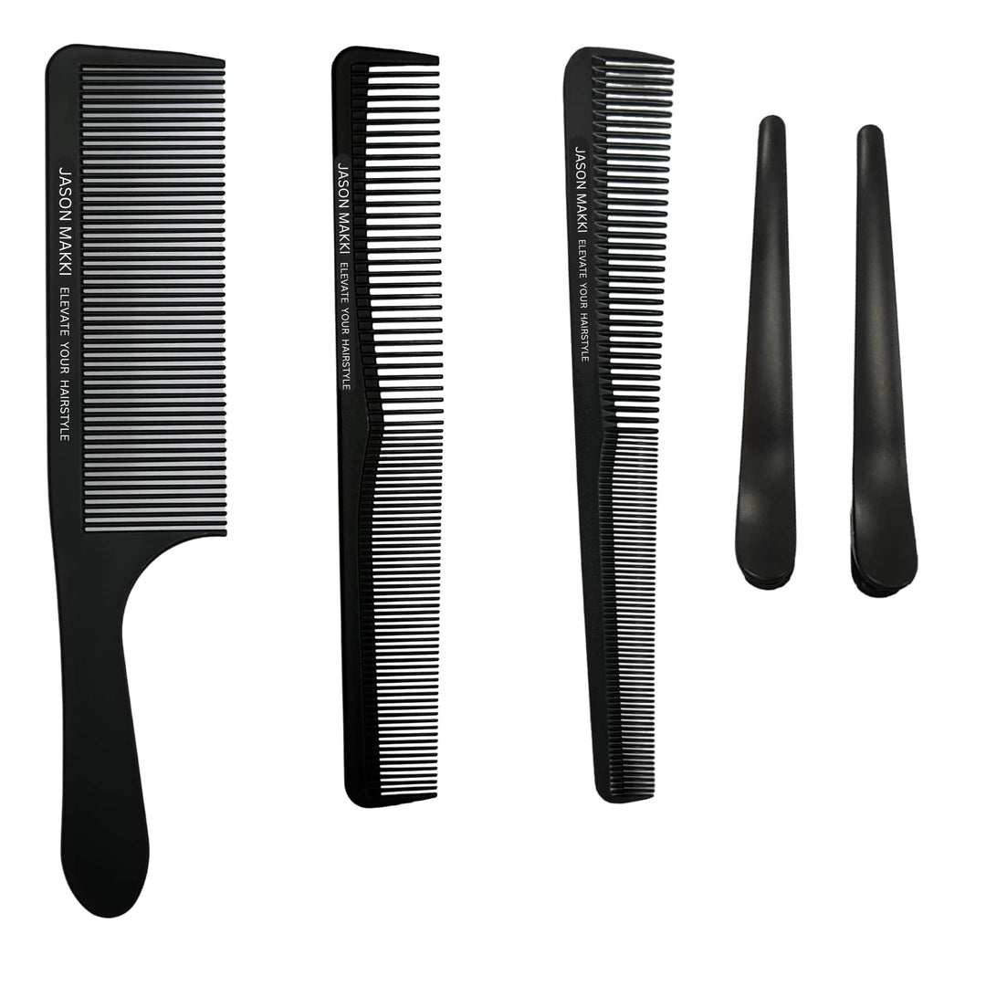 5-Piece Barber Comb Set: The Only Combs You Need for Men's Hair