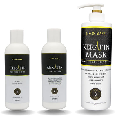 Keratin Treatment bundle good for hair straightening - Jason Makki 