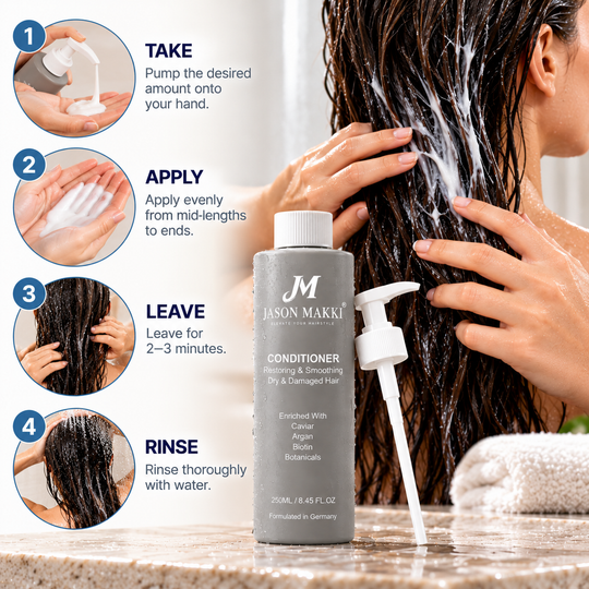 Conditioner for Dry &amp; Damaged Hair with Caviar &amp; Argan Oil – 250ml