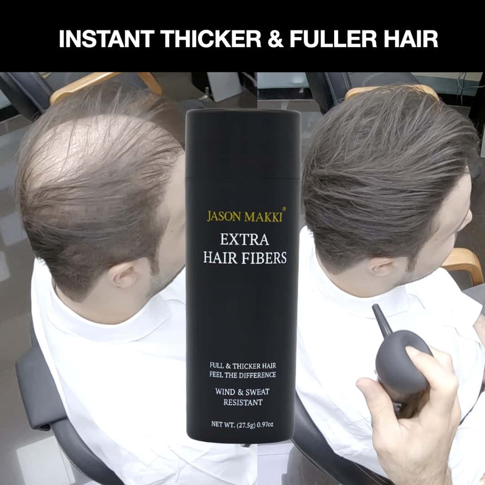 JASON MAKKI Extra Hair Fibers Kit for thinning hair