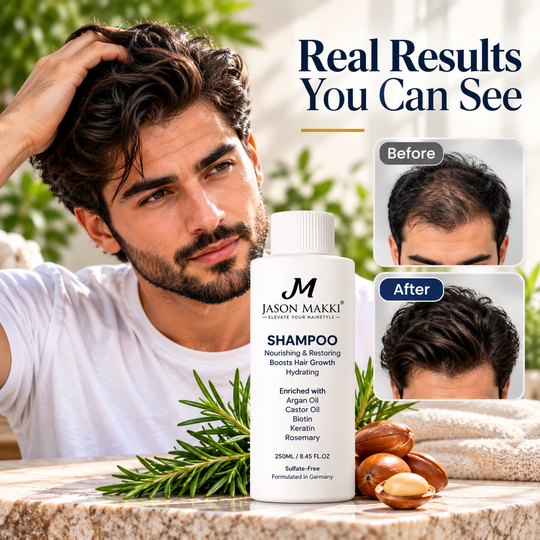 JASON MAKKI Hair Growth Shampoo – Biotin &amp; Rosemary, 250ml