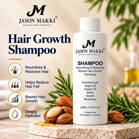 JASON MAKKI Hair Growth Shampoo – Biotin &amp; Rosemary, 250ml