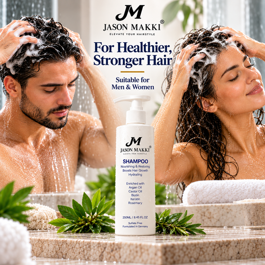 JASON MAKKI Hair Growth Shampoo – Biotin &amp; Rosemary, 250ml