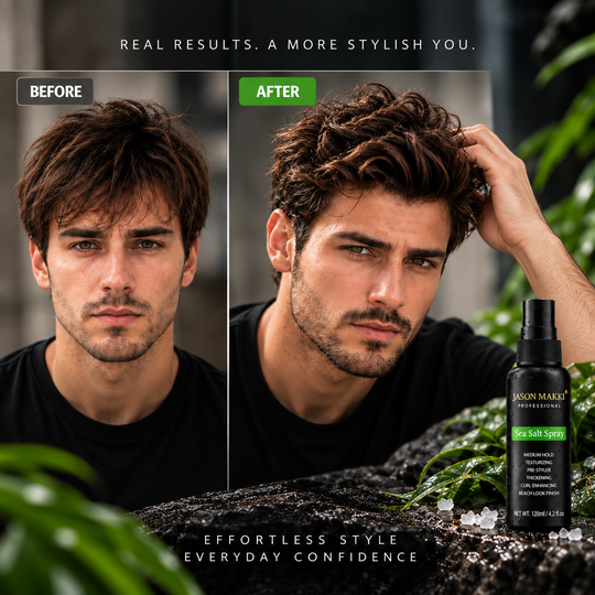 JASON MAKKI Sea Salt Spray for Hair – Texture, Volume &amp; Natural Hold