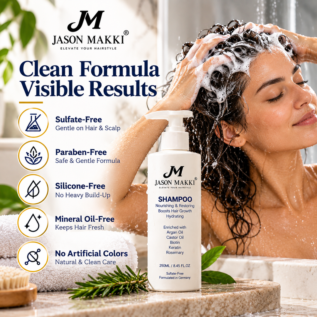 JASON MAKKI Hair Growth Shampoo – Biotin &amp; Rosemary, 250ml