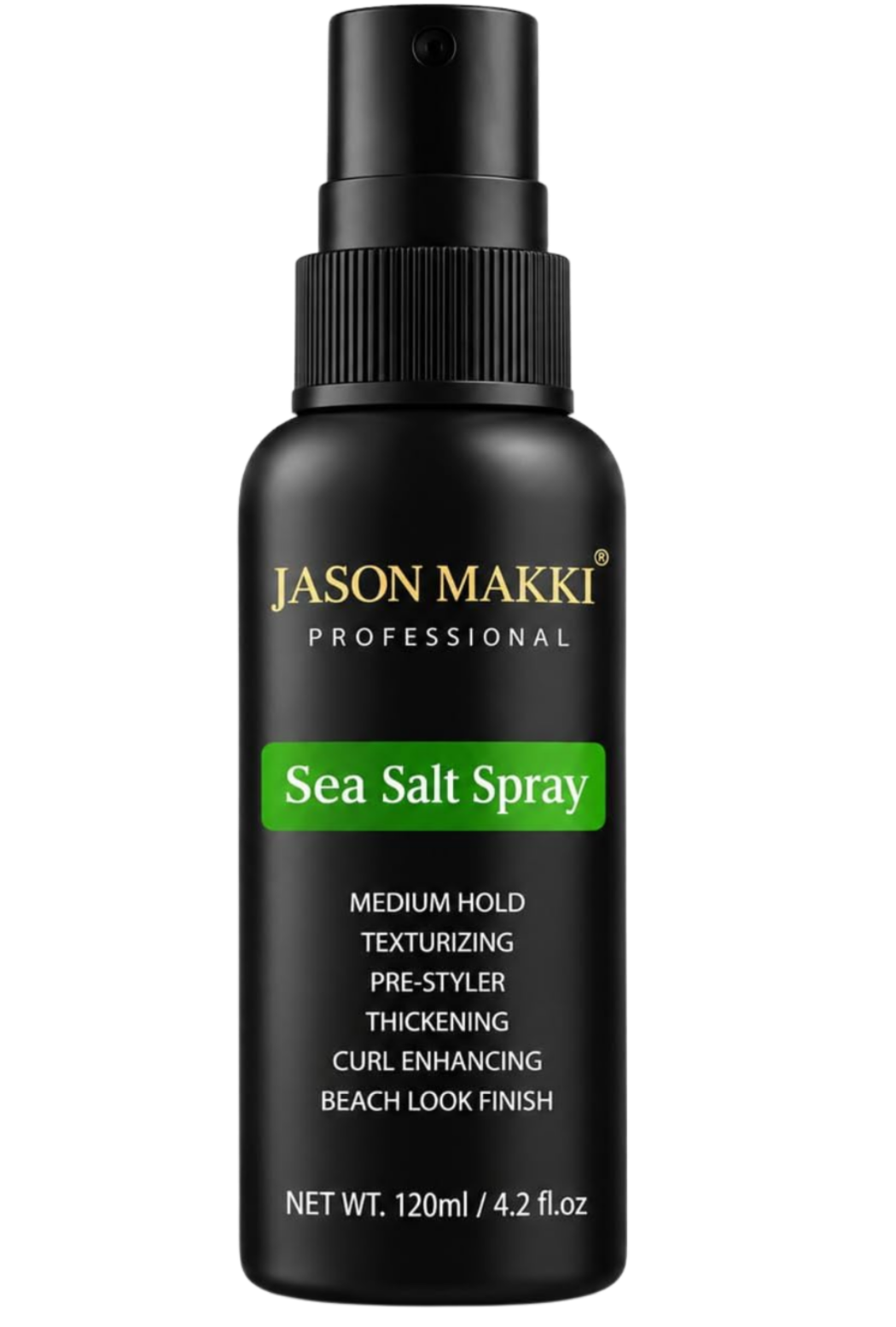 Sea salt hair spray for lightweight hold and added volume
