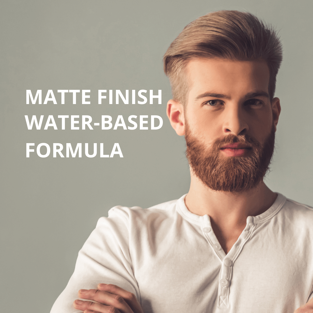 Matte finish water-based formula