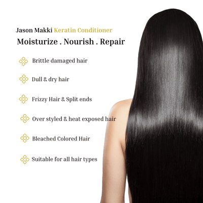 Moisturized and repaired silky straight hair