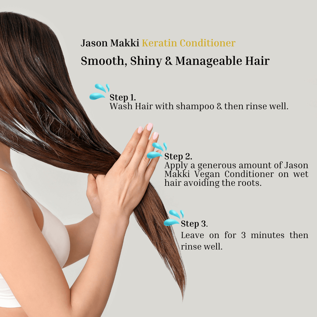 Steps to achieve smooth, shiny, manageable hair