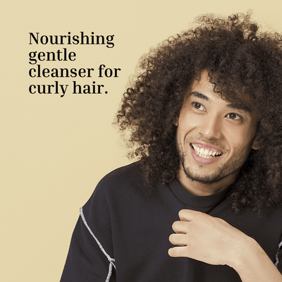 Nourishing gentle cleanser for curly hair