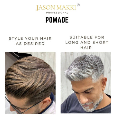 Best pomade for short and medium hair - jason makki Pomade - medium hold pomade