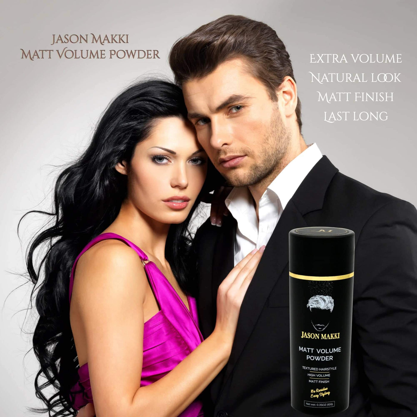 Jason Powder Poudre Volume Cheveux | Poussière de finition mate à forte tenue ...