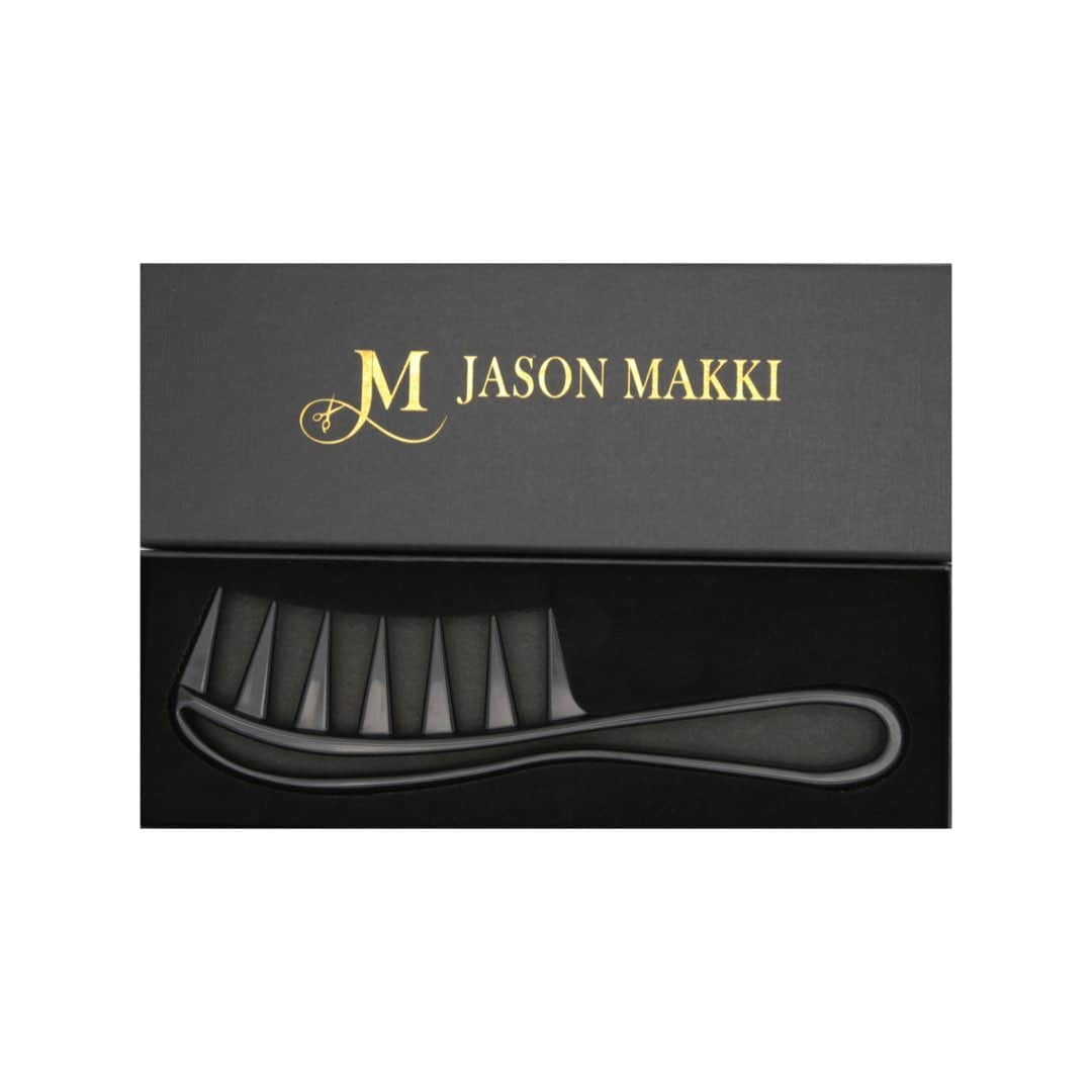 Jason Makki black wide tooth comb