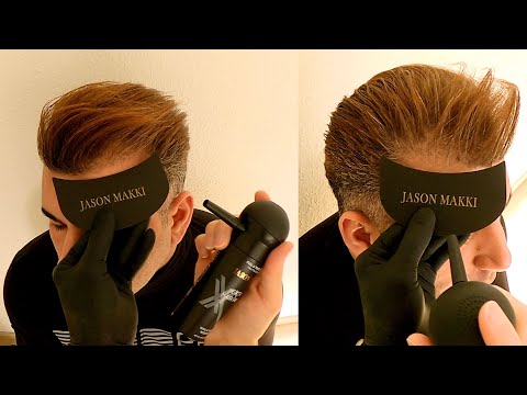 Jason Makki Hair fiber hair spray | How to  spray hair fiber 